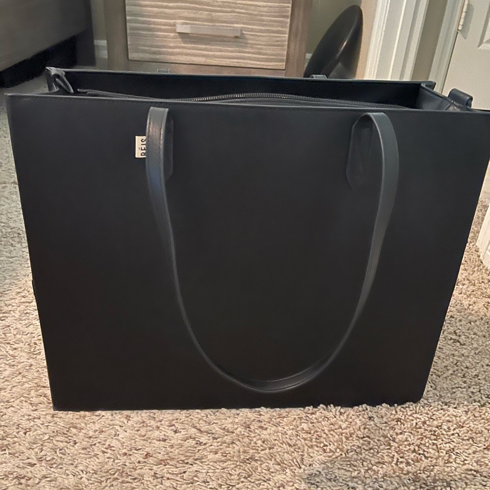 Beis work tote in black